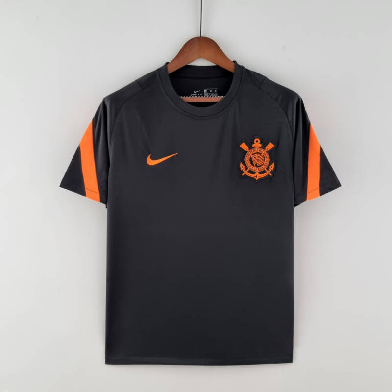 Camiseta Corinthians entrenamiento pre-partido 2022-2023 frontal Camiseta Corinthians entrenamiento pre-partido 2022-2023 frontal