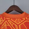 Camiseta Cruzeiro portero 2022-2023 naranja dorso deel cuello