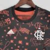Camiseta Flamengo prepartido - Mujer 2022-2023 cuello