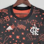 Camiseta Flamengo prepartido - Mujer 2022-2023 cuello