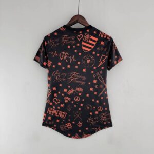 Camiseta Flamengo prepartido - Mujer 2022-2023 dorso