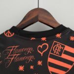 Camiseta Flamengo prepartido - Mujer 2022-2023 dorso del cuello