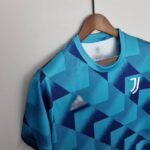 Camiseta Juventus entrenamiento patrón geométrico 2022-2023 lateral