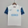 Camiseta Olympique Marsella Edición Heritage Blanca 2022-2023 frontal