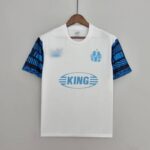Camiseta Olympique Marsella Edición Heritage Blanca 2022-2023 frontal