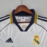 Camiseta Retro Real Madrid primera equipación 2000 cuello