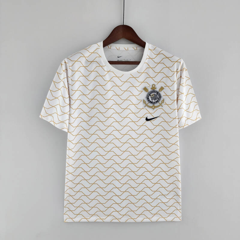 Camiseta entrenamiento Pre-Match Corinthians 2022-2023 frontal Camiseta entrenamiento Pre-Match Corinthians 2022-2023 frontal