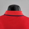 Polo AC Milán 2022-2023 Rojo dorso del cuello
