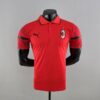 Polo AC Milán 2022-2023 Rojo frontal