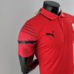 Polo AC Milán 2022-2023 Rojo lateral