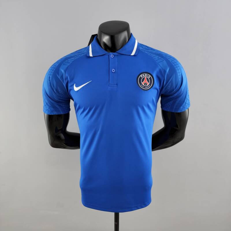 Polo PSG Azul 2022-2023 frontal Polo PSG Azul 2022-2023 frontal