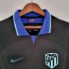 Atlético de Madrid segunda equipación 2022-2023 cuello frontal