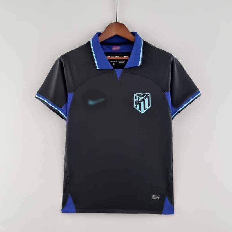 Atlético de Madrid segunda equipación 2022-2023 frontal Atlético de Madrid segunda equipación 2022-2023 frontal