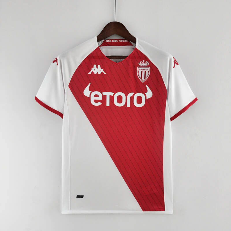 Camiseta AS Monaco primera equipación 2022-2023 frontal