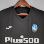 Camiseta Atalanta segunda equipación 2022-2023 cuello frontal