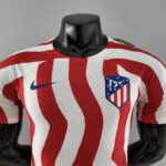 Camiseta Atlético de Madrid primera equipación 2022-2023 - versión jugador cuello frontal
