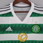 Camiseta Celtic primera equipación 2022-2023 cuello frontal