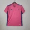 Camiseta Cruzeiro Outubro rosa 2022-2023 frontal