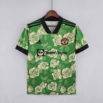 Camiseta Manchester United Edición Especial 2022-2023 rosa-verde frontal
