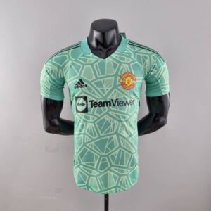 Camiseta Manchester United Portero- verde 2022-2023 versión jugador frontal