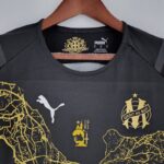 Camiseta Olympique de Marsella edición conmemorativa 2022-2023 cuello frontal