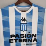 Camiseta Racing Club segunda equipación 2022-2023 cuello frontal
