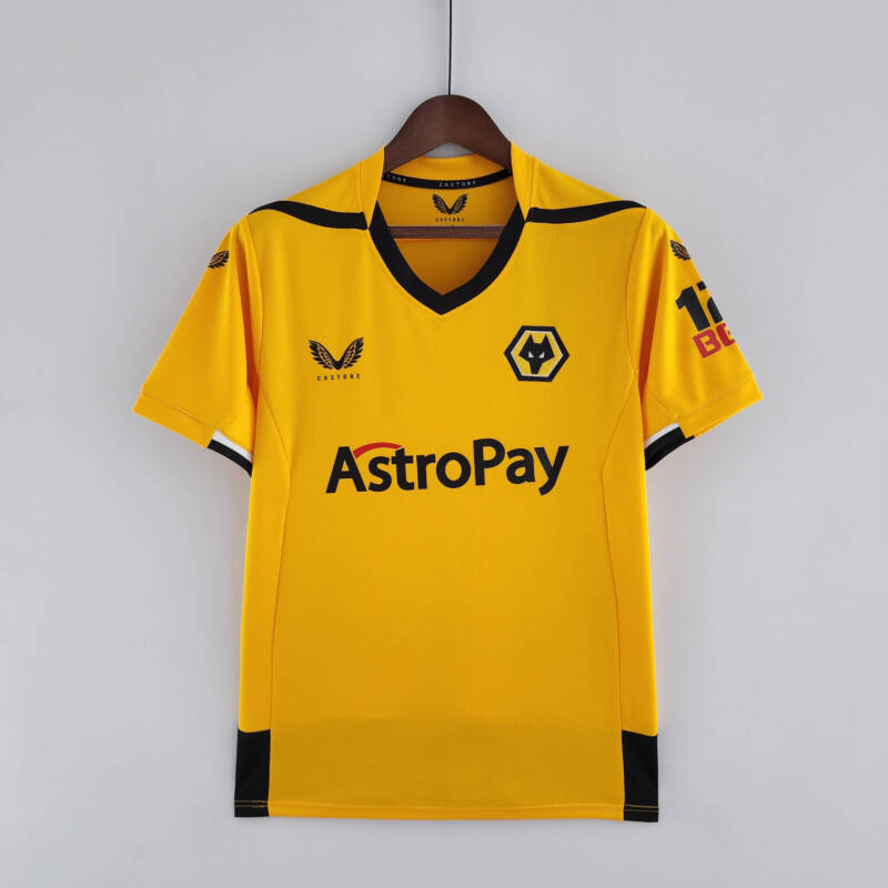 Camiseta Wolves primera equipación 2022-2023 frontal Camiseta Wolves primera equipación 2022-2023 frontal