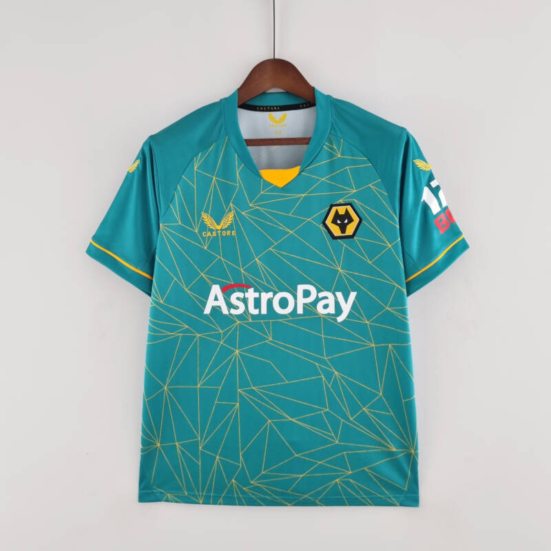 Camiseta Wolves segunda equipación 2022-2023 frontal Camiseta Wolves segunda equipación 2022-2023 frontal