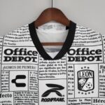 Camiseta Club León segunda equipación 2022-2023 cuello frontal