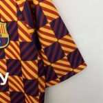 Camiseta FC Barcelona prepartido - Senyera 2023-2024 manga
