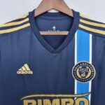Camiseta Philadelphia Union primera equipación 2022-2023 cuello frontal