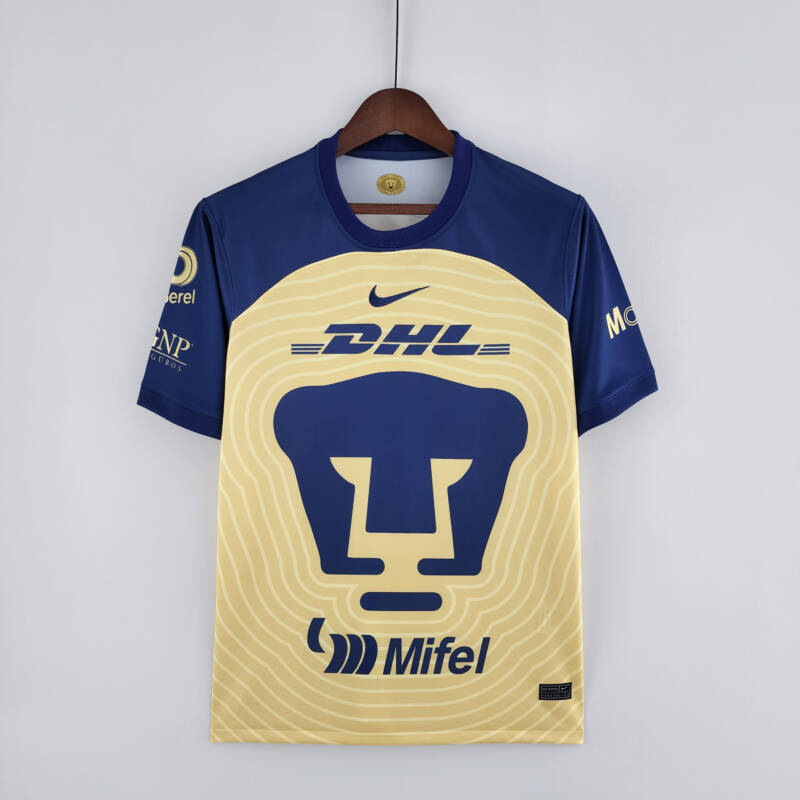 Camiseta Pumas UNAM segunda equipación 2022-2023 frontal