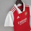 camiseta arsenal mujer 2022-2023 pecho lateral