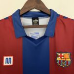 camiseta fc barcelona 1982 cuello camisa