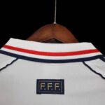 camiseta francia 98 blanca cuello trasero
