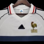 camiseta francia 98 blanca cuello