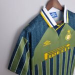 camiseta inter de milan retro verde lateral pecho