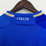 camiseta italia 2023 cuello anterior