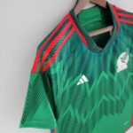 camiseta mexico 2022 verde pecho lateral