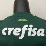 camiseta palmeiras verde 2023-2024 cuello anterior