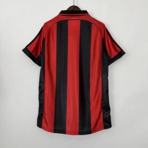 camiseta retro ac milan dorsal