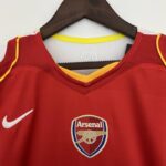camiseta retro arsenal local cuello v