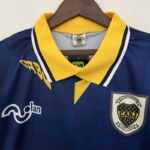 camiseta retro boca juniors 1995 cuello camisa