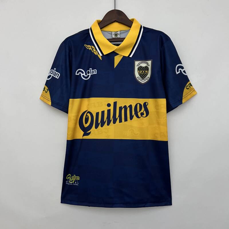 camiseta retro boca juniors 1995 camiseta retro boca juniors 1995