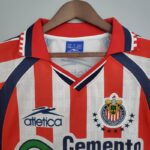 camiseta retro chivas de guadalajara 1999 cuello camisa