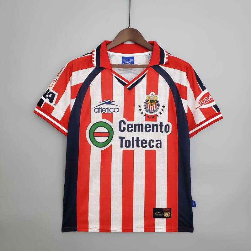 camiseta retro chivas de guadalajara 1999 camiseta retro chivas de guadalajara 1999