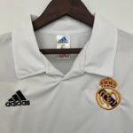 camiseta retro real madrid cuello camisa