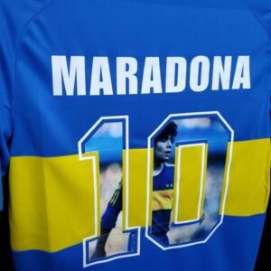 dorsal camiseta boca juniors maradona/10