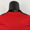 camiseta ac milán 2024 cuello anterior