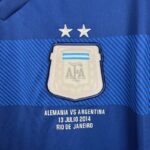 camiseta argentina 2014 azul escudo